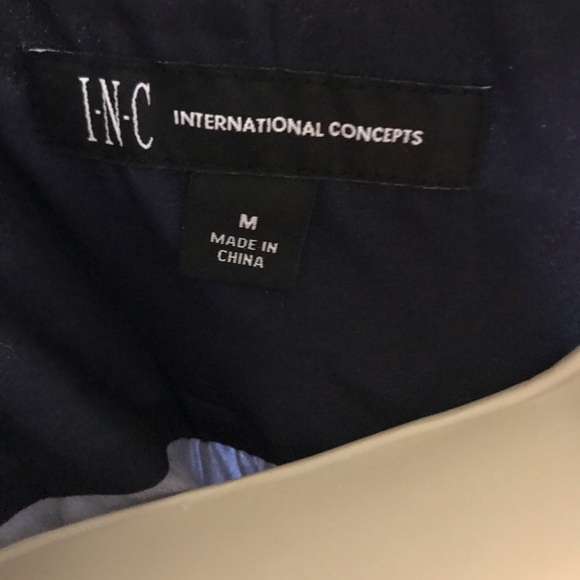 Ombré black grey and white button up shirt - Picture 7 of 8